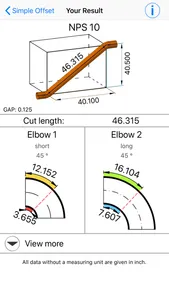 Offset Calc App ANSI screenshot 4