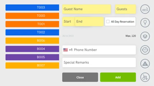 Table Planner for Restaurants screenshot 1