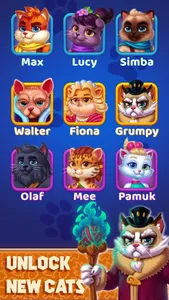 Cat Heroes - Match 3 Puzzles screenshot 2