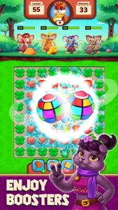 Cat Heroes - Match 3 Puzzles screenshot 3