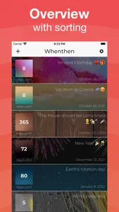 Whenthen - Event Countdown screenshot 1