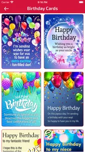 Birthday Wishes & Cards screenshot 1