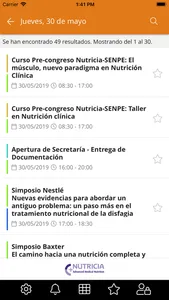 XXXIV Congreso Nacional SENPE screenshot 1