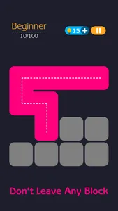 One Line Block Puzzle screenshot 1