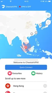 Cheetah Vpn Proxy for WiFi 4G screenshot 1