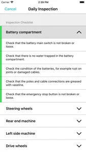 Konecranes CheckApp screenshot 2