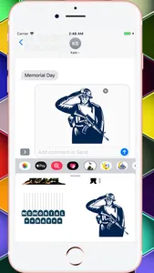 Memorial Day HD Stickers screenshot 4