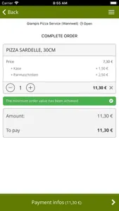 Giampis Pizza Service screenshot 1