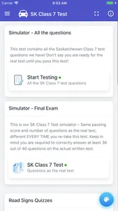 Saskatchewan Class 7 Test screenshot 2