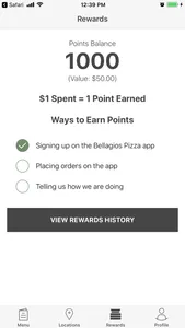 Bellagios Pizza screenshot 3