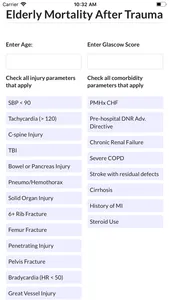 Elderly Mortality After Trauma screenshot 2