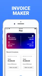 Pixe: Simple Invoice Maker Pro screenshot 0