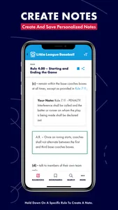 Little League Rulebook screenshot 6