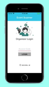 Axcess AI Event scanner screenshot 2