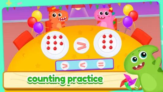 Dino School Kids Math Game +- screenshot 2