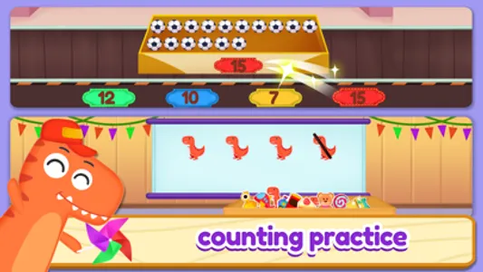 Dino School Kids Math Game +- screenshot 3