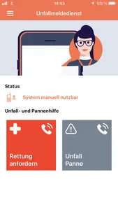 Dialog Unfallmeldedienst screenshot 0