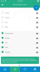 Zöldlista screenshot 2
