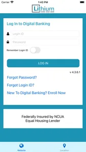 Lithium FCU Mobile Banking screenshot 0