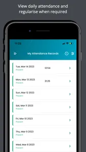 InnBuilt Mobile Attendance App screenshot 2