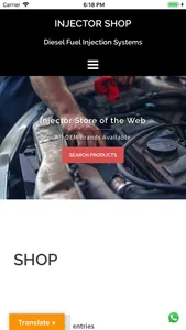 INJECTOR SHOP screenshot 0