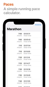 Paces: Running pace calculator screenshot 0