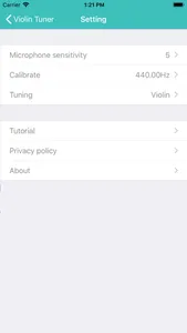 Violin Tuner - TrueStudio screenshot 1