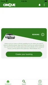 Cinque car sharing screenshot 1