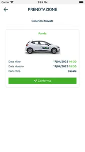 Cinque car sharing screenshot 2