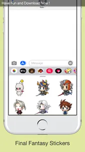 Final Fantasy Stickers screenshot 0