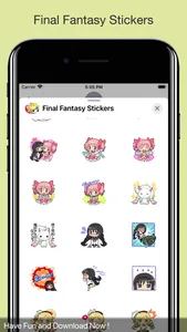 Final Fantasy Stickers screenshot 1