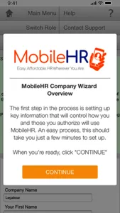 MobileHR screenshot 1