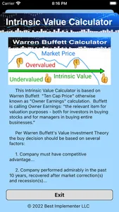 Intrinsic Value Calculator OE screenshot 2