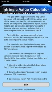 Intrinsic Value Calculator OE screenshot 4