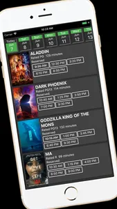 Touchstar Showtimes screenshot 0