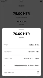 Hathor Wallet screenshot 1