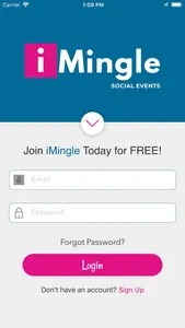 iMingle - Social Events screenshot 1