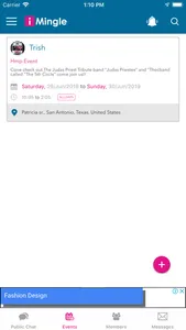 iMingle - Social Events screenshot 4