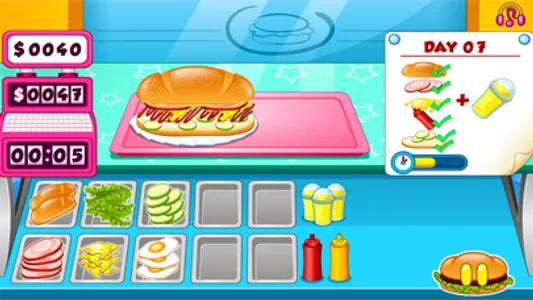 Go Fast Cooking Sandwiches screenshot 2