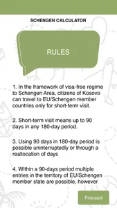 KS Schengen Calculator screenshot 1