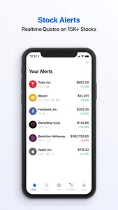 Stock Alarm - Alerts, Tracker screenshot 0