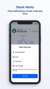 Stock Alarm - Alerts, Tracker screenshot 1