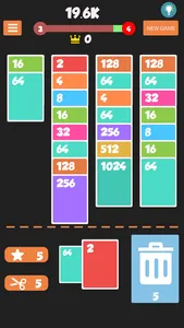 2048 Merge Cards screenshot 1