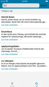 Store norske leksikon screenshot 1