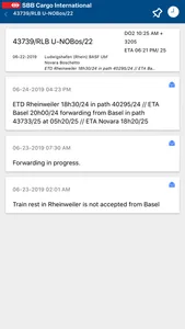 SBB Cargo International App screenshot 1