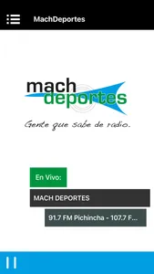 MachDeportes FM screenshot 1