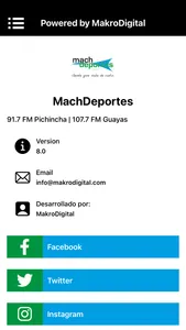 MachDeportes FM screenshot 3