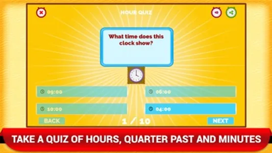 Clock Telling Time For Kids screenshot 3