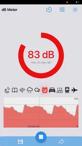 dBMeter - Decibelmeter screenshot 1