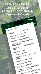 Ethiopian Calendar & Converter screenshot 3